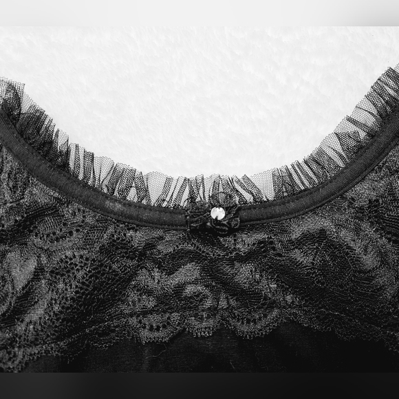 Dance Leotard & Black Tutu With Silver Glitter Sparkles - Picture 6 of 8